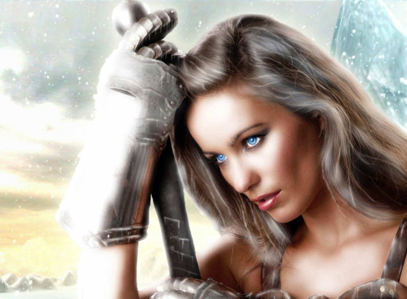 Woman Warrior HD Wallpaper Background