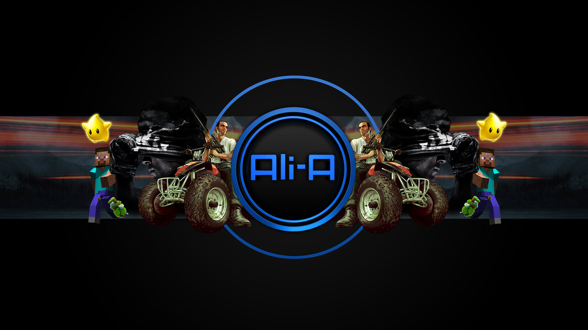 Ali A New Gaming Channel Background Submission by skinstyles on 1192x670