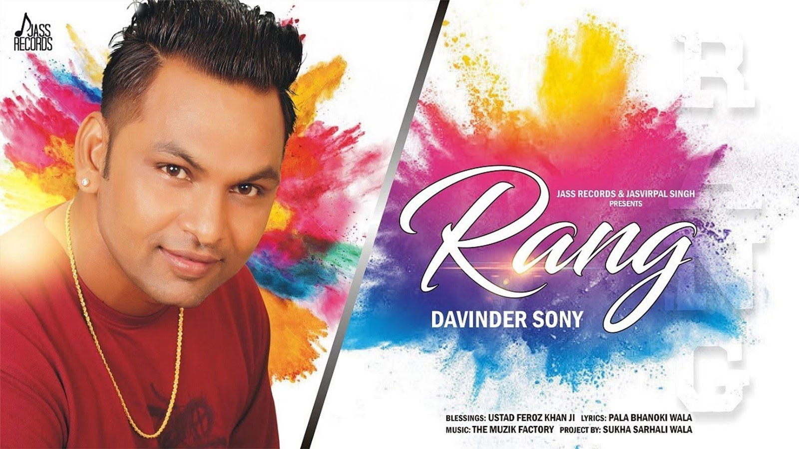 Punjabi Song Rang Lyrical Sung By Davinder Sony