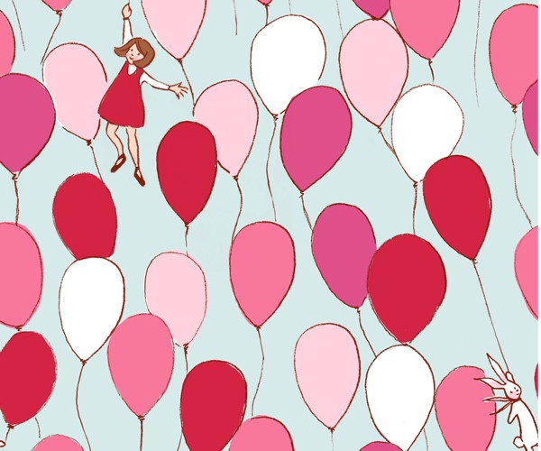 Pop Lolli Fabric Wallpaper Sarah Jane Balloons Canada Shipping