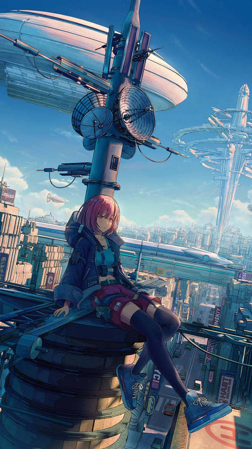Cyberpunk iPhone X Wallpaper