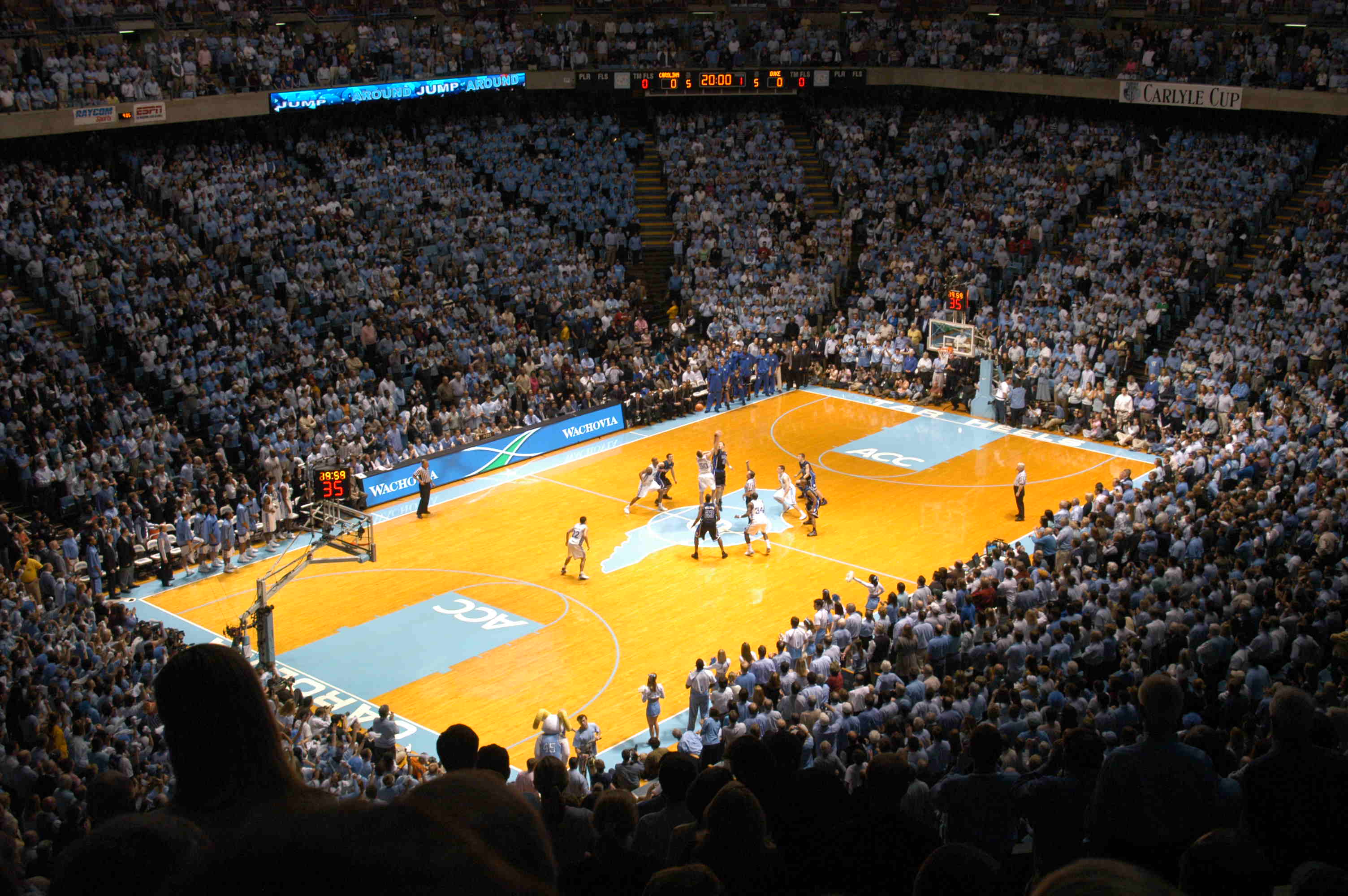 File Duke Unc Basketball Game At Chapel Hill Jpg Wikimedia Mons