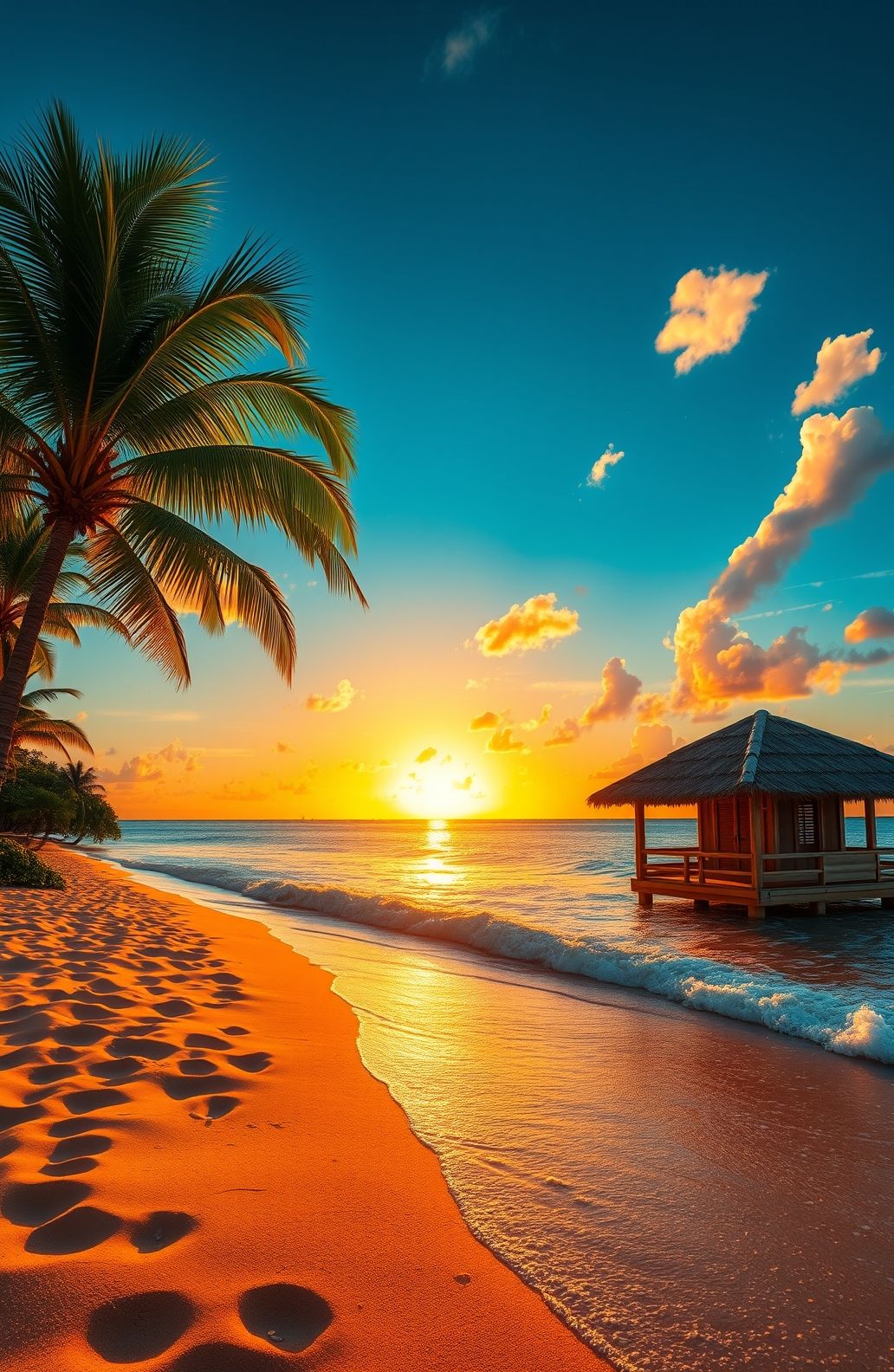 Beach Resort Wallpaper