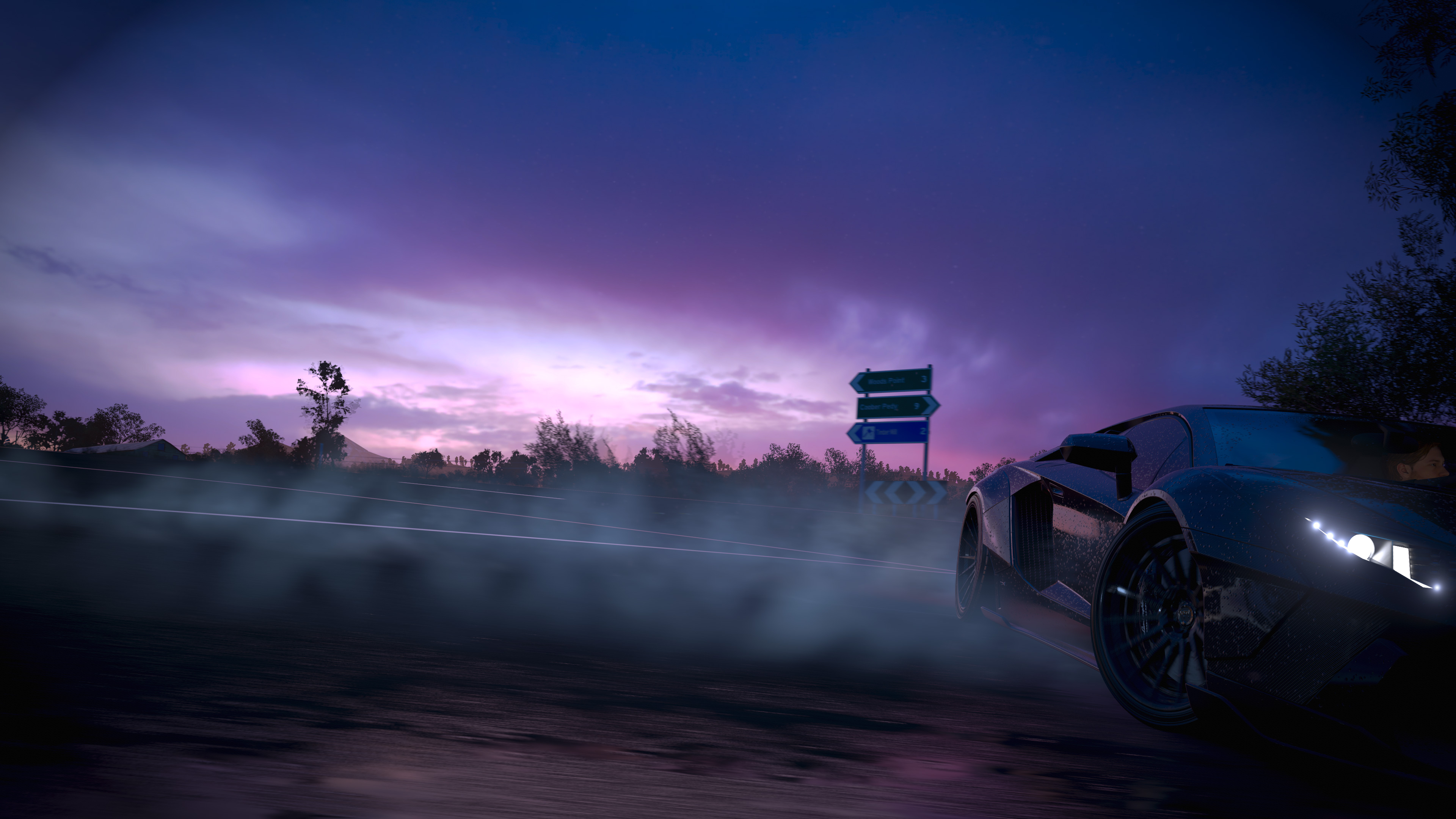 Forza Horizon Lamborghini Aventador Drifting 4k Wallpaper HD