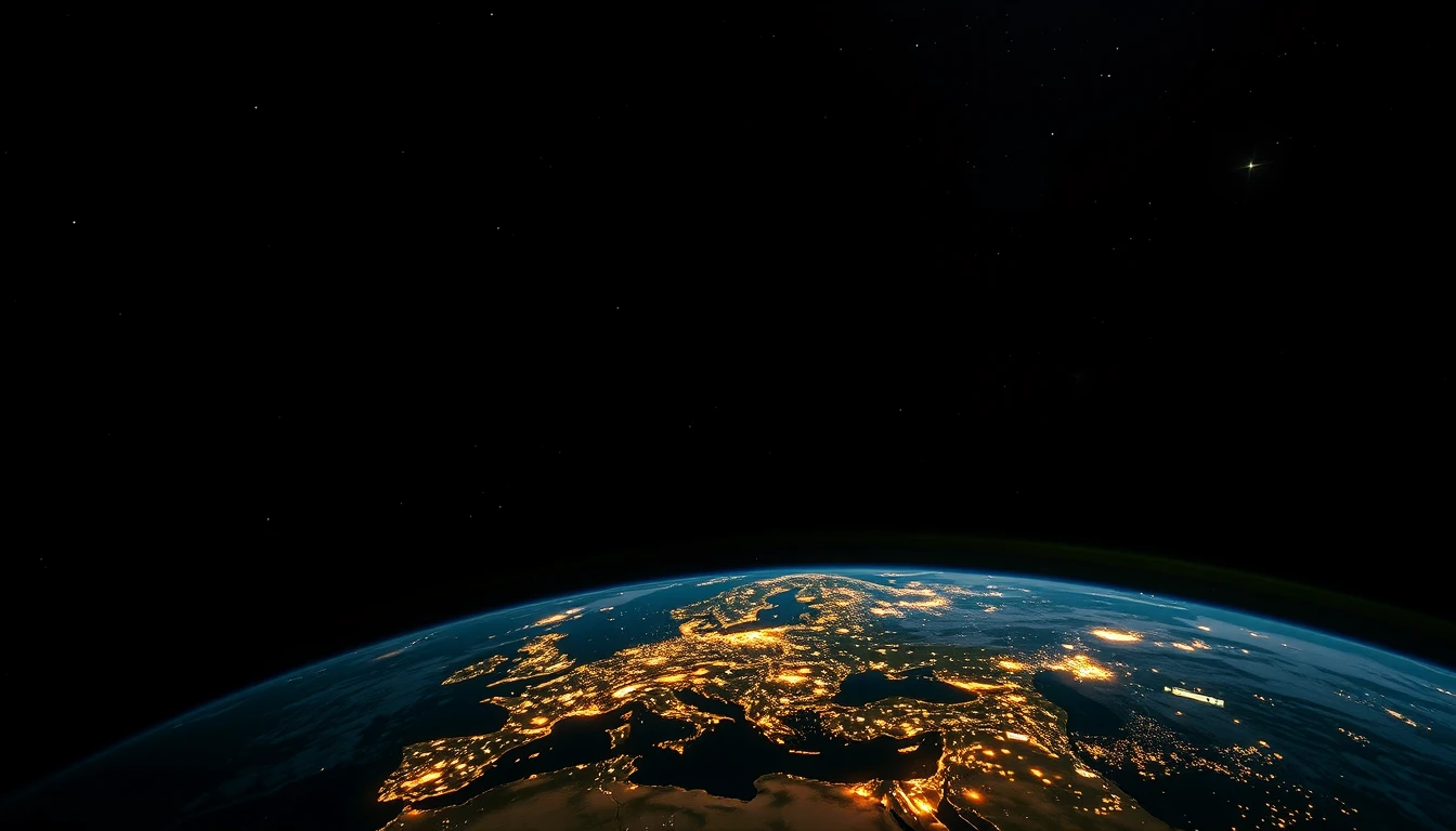 Earth At Night Wallpaper HD