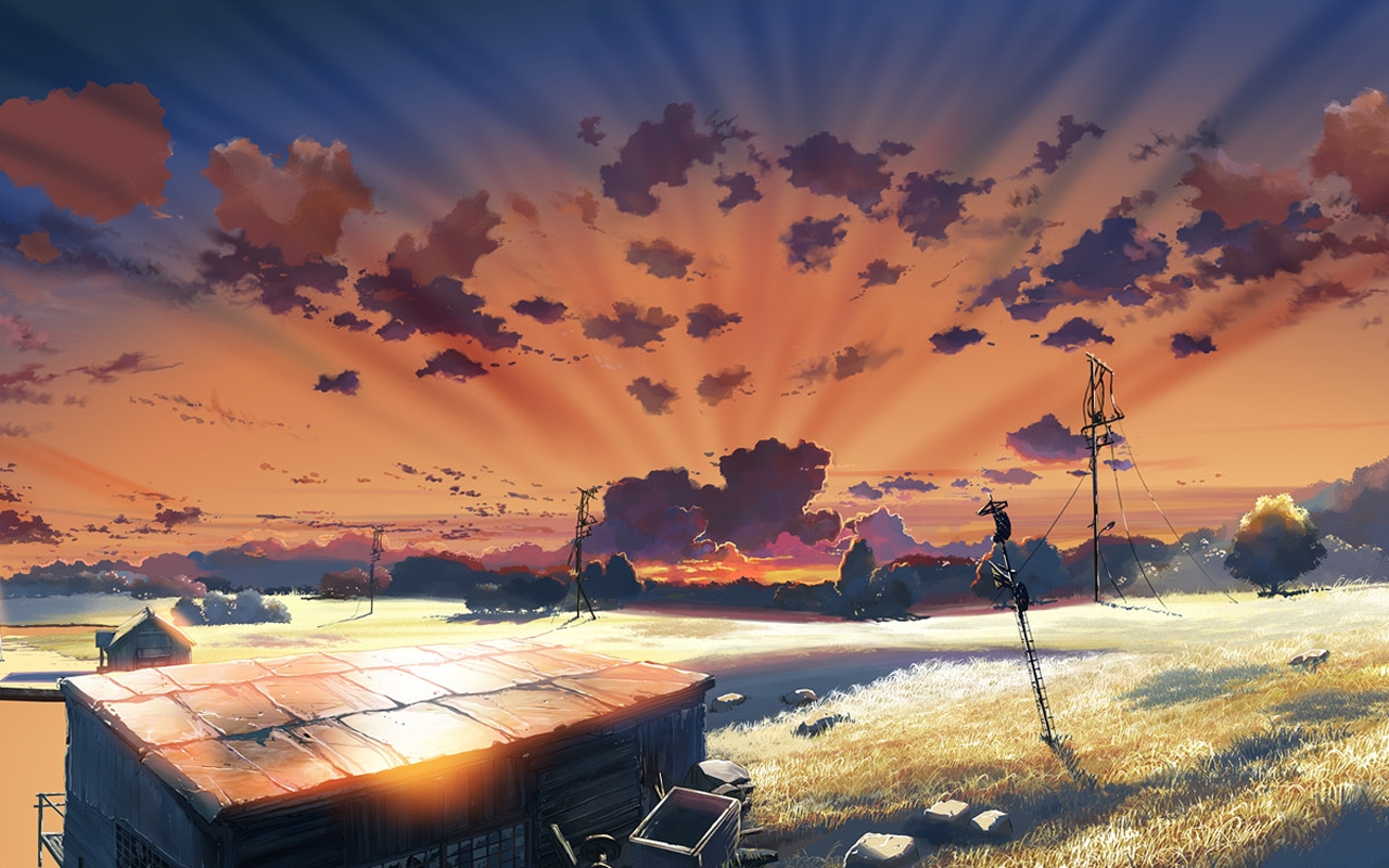 Makoto Shinkai The Place Promised In Our Early Days Wallpaper