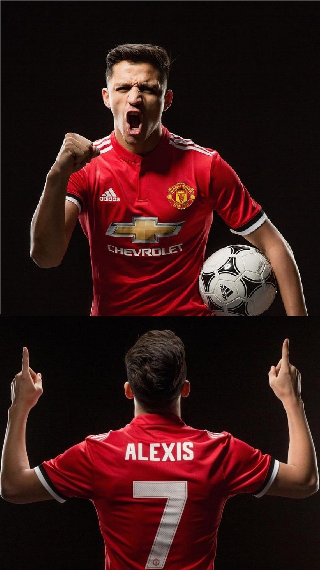 iPhone Wallpaper Alexis Sanchez Manchester United 3d