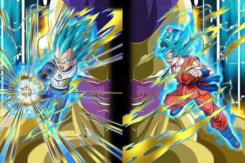 Dokkan Battle Ssgss Goku And Vegeta By Nagumoburnharuya On
