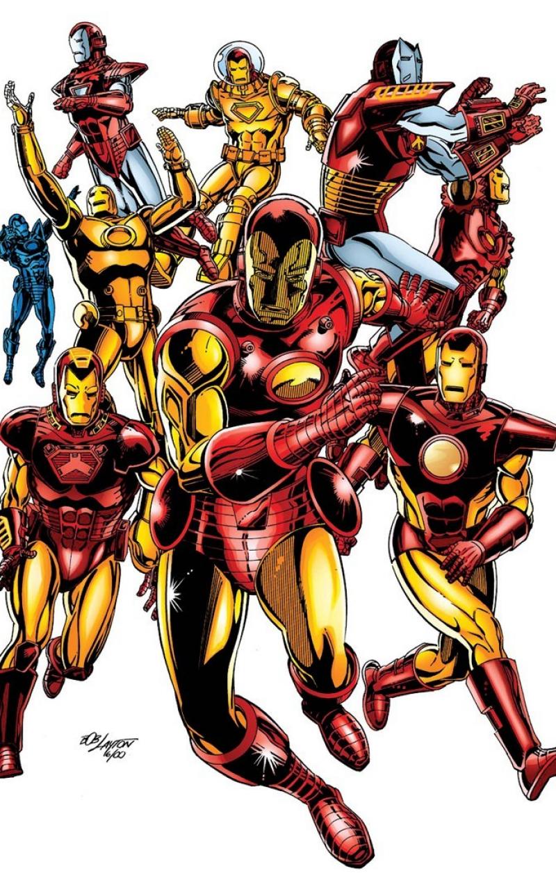 Iron Man Ics Armored Suit Wallpaper