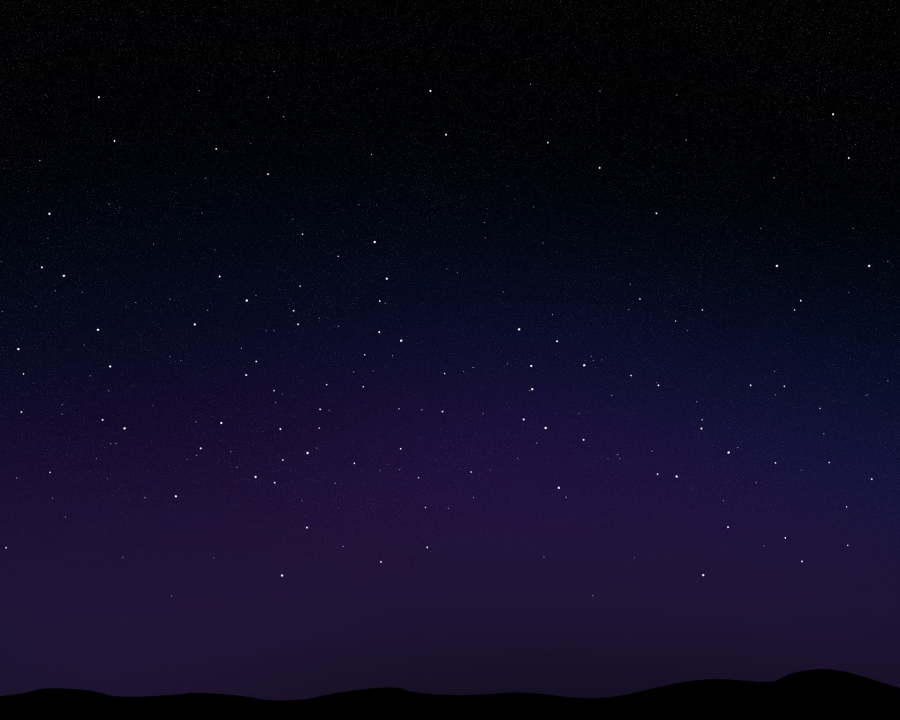 Starry Night Sky Desktop Pc And Mac Wallpaper