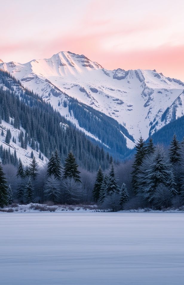 Winter Mountain Wallpaper