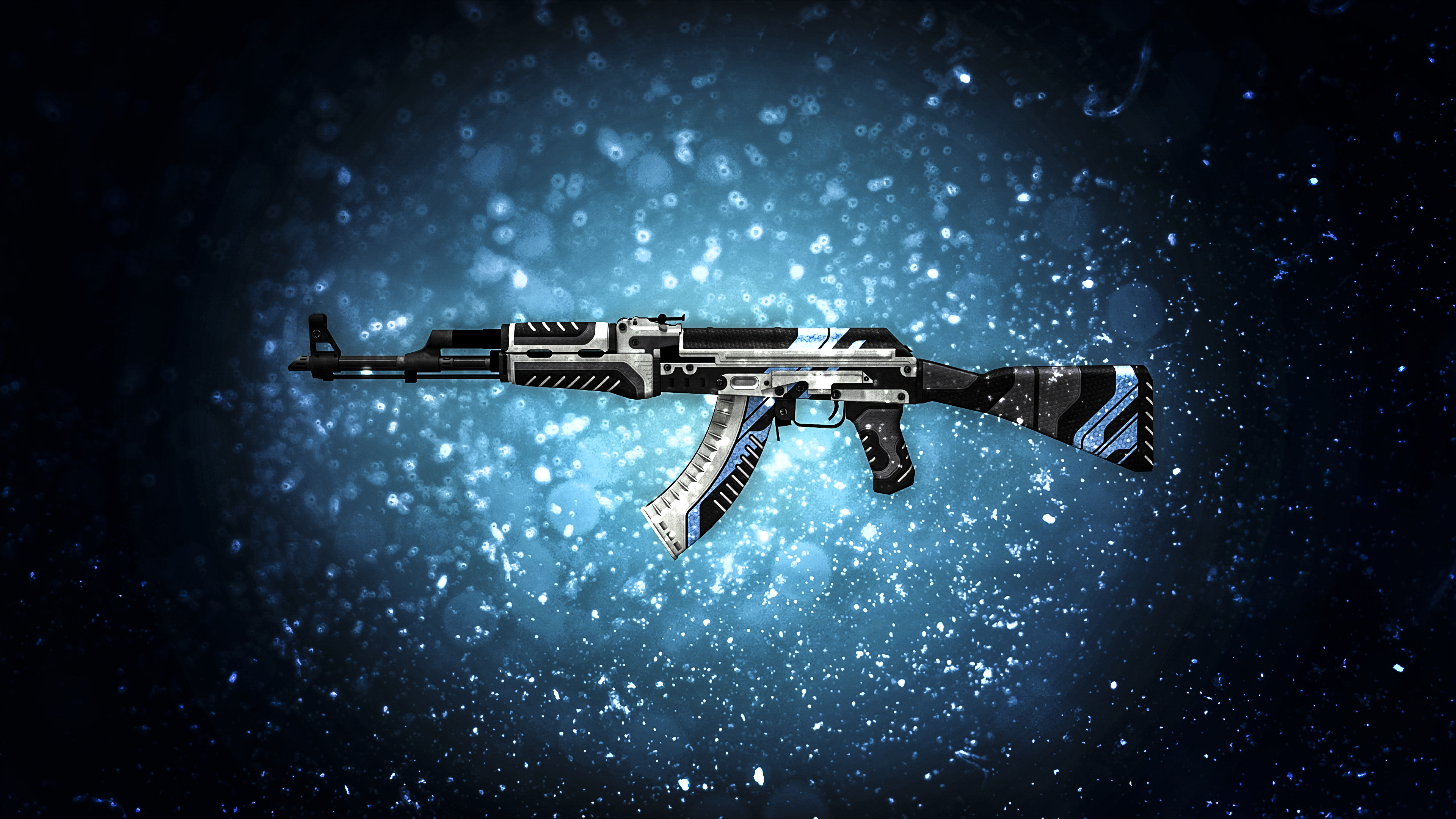Csgo Ak Vulcan Rifle 4k Wallpaper