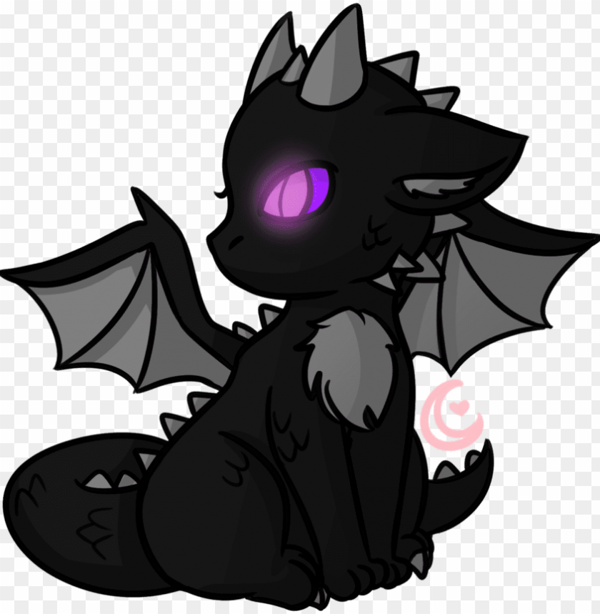 Minecraft Chibi Ender Drago Png Image With Transparent Background