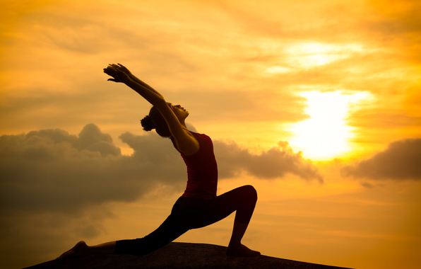 Yoga, Woman, Sunset, Meditation, Yoga Poses, Yoga Exercises - Yoga Poses  Yoga - & Background HD wallpaper | Pxfuel