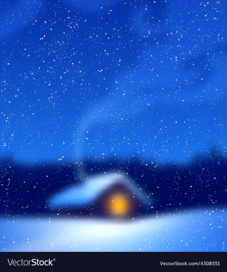 Blurred Winter Background Royalty Vector Image