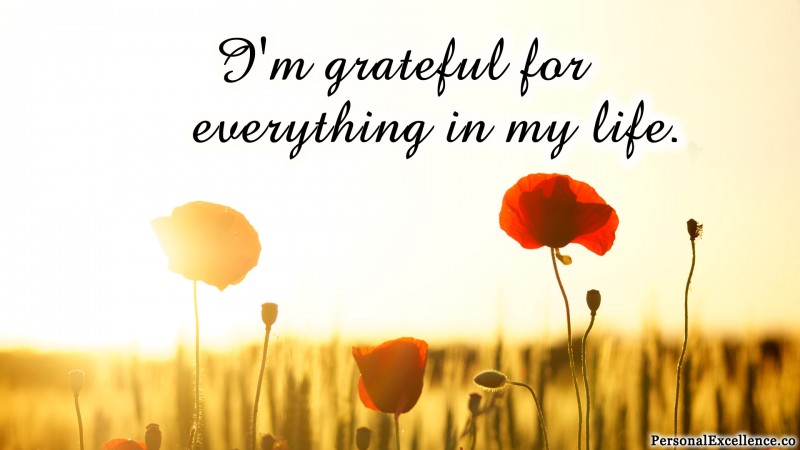 Challenge Day Gratitude I M Grateful For Everything In My Life