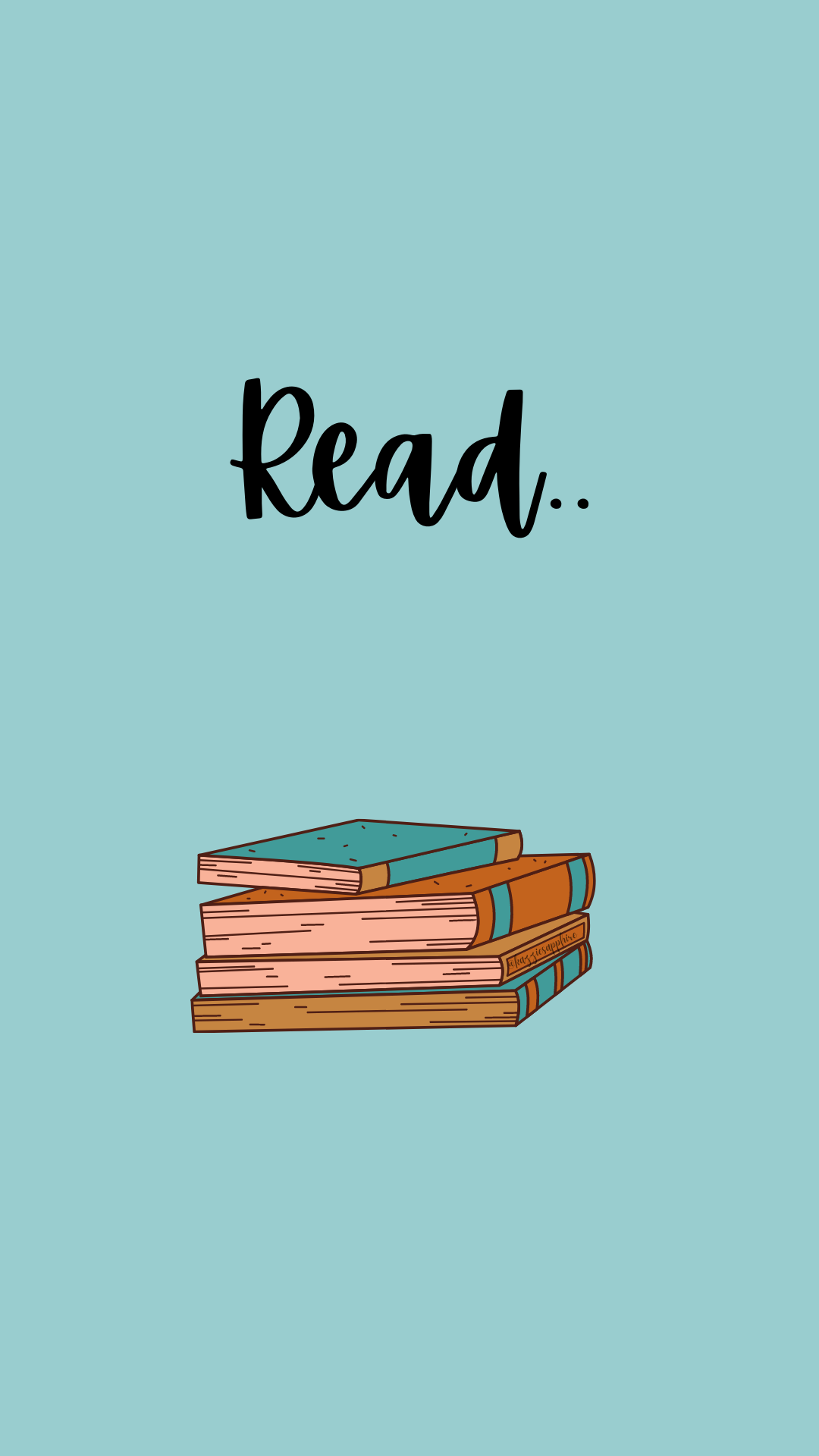 Students Reading Books Wallpaper