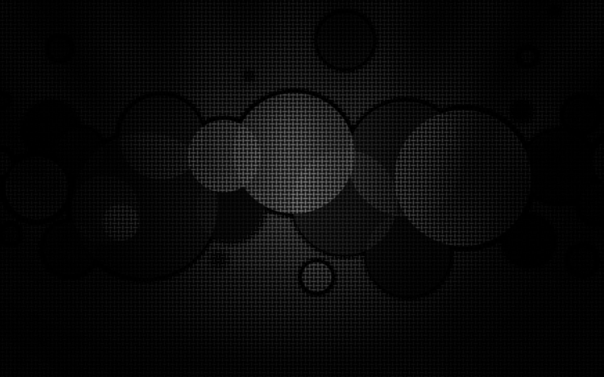 Wallpaper Circles Background Grid Black White Dark HD