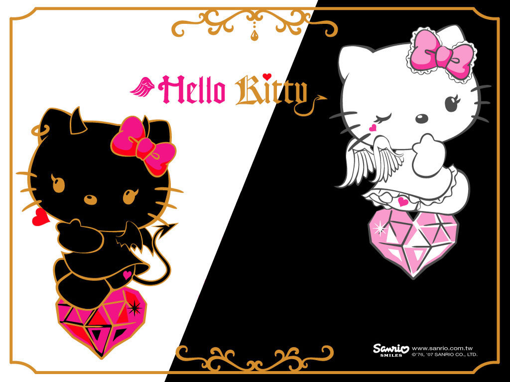 Hello Kitty Tokidoki Wallpaper Angel Devil