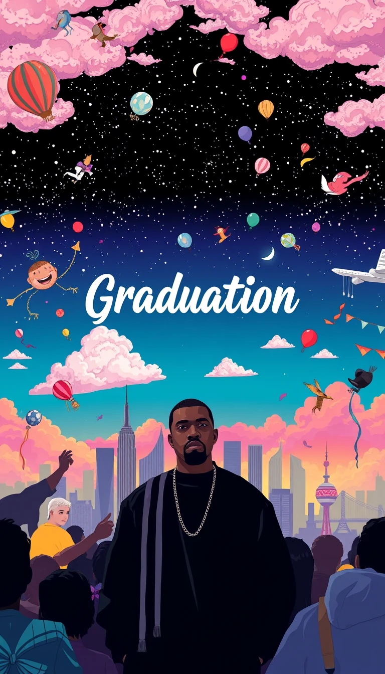 🔥 Download Kanye West Graduation Wallpaper by @emilyjohnson | Kanye ...