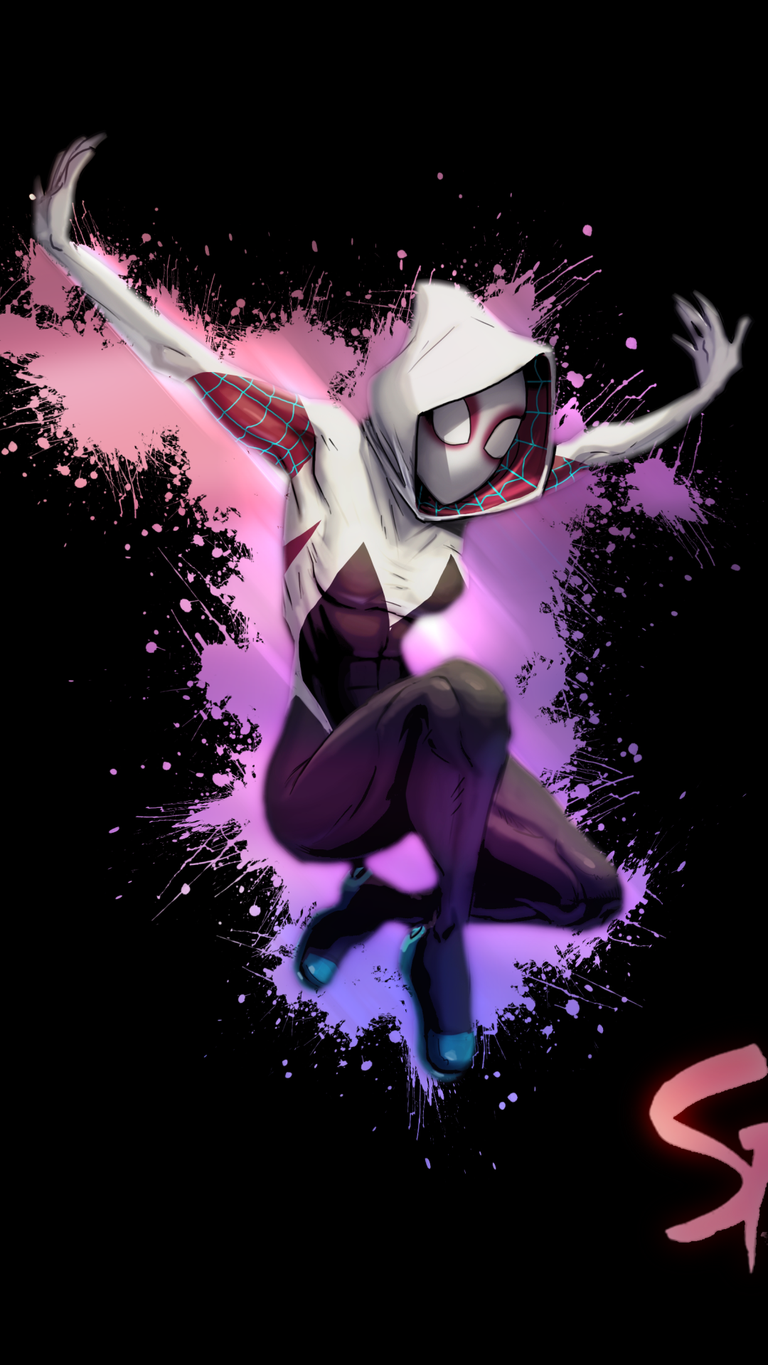 Spider Gwen Phone Wallpaper