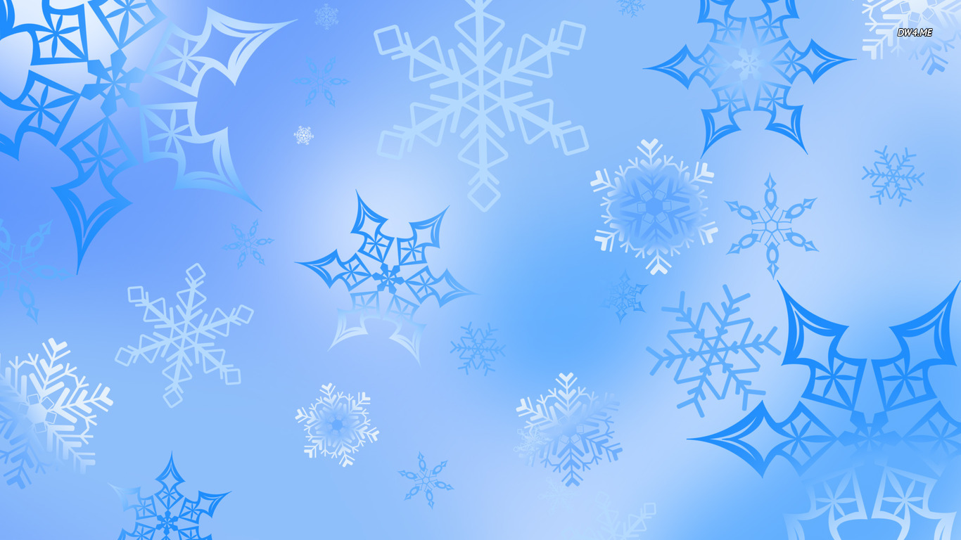 Snowflakes Wallpaper Vector