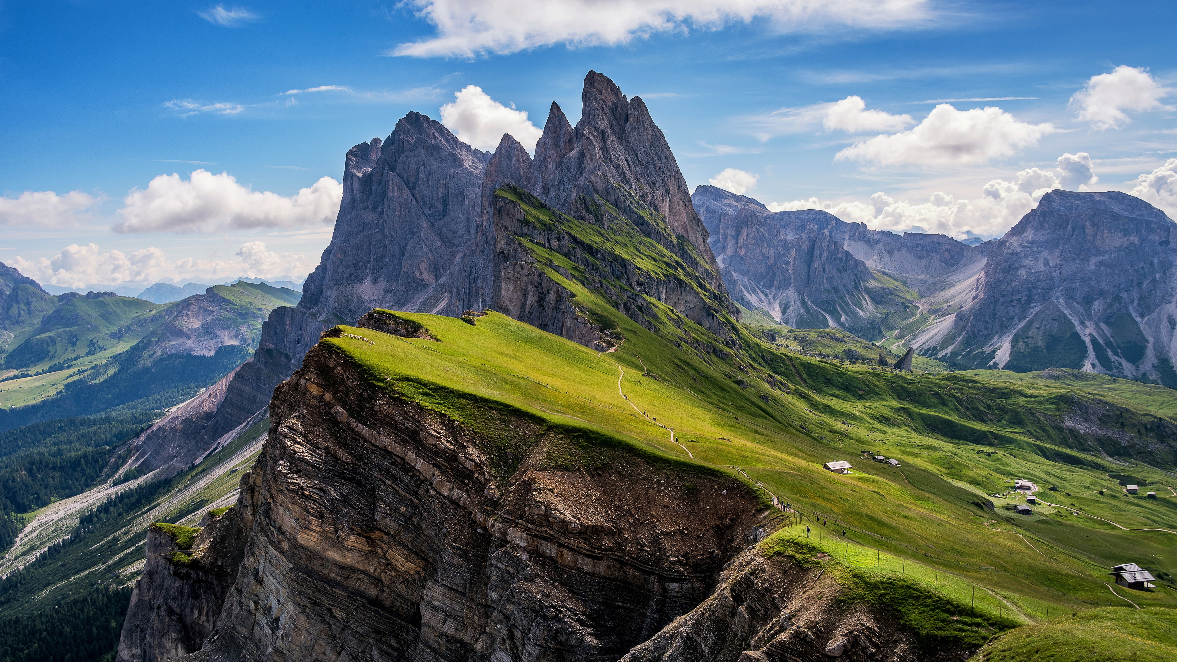 HD Wallpaper Odle Mountains Dolomites Italy Europe Val