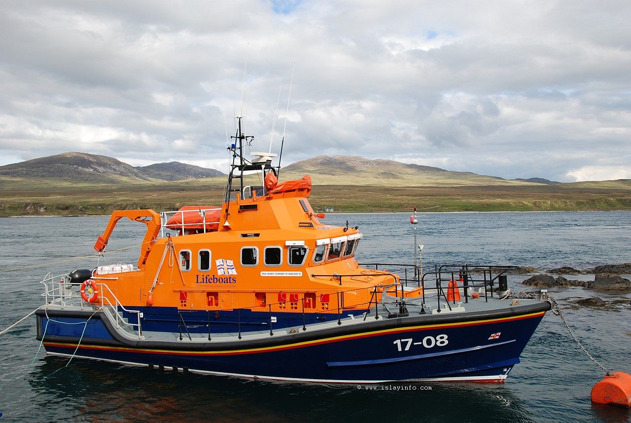 Islay Lifeboat Helmut Schroeder Of Dunlossit Ii