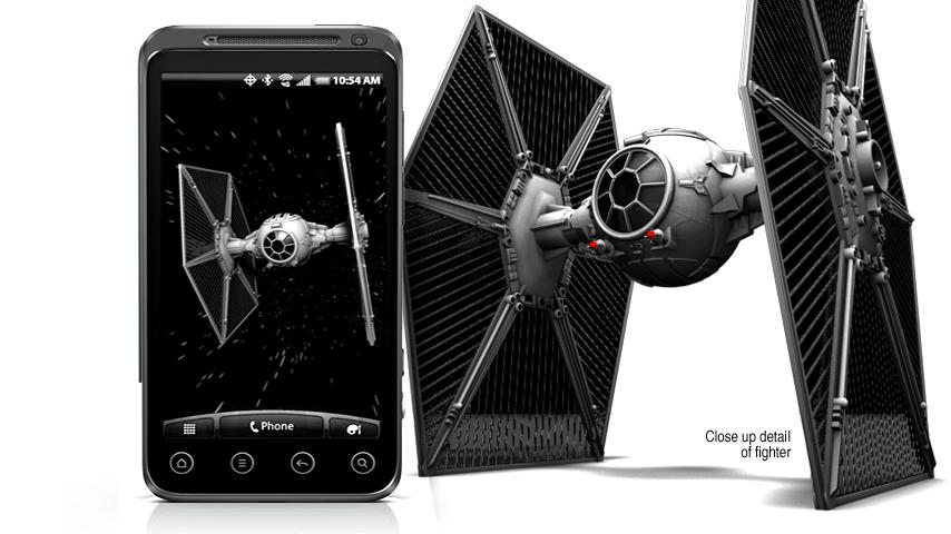 Over Star Wars Live Wallpaper Watch A Hi Res Tie Fighter As It