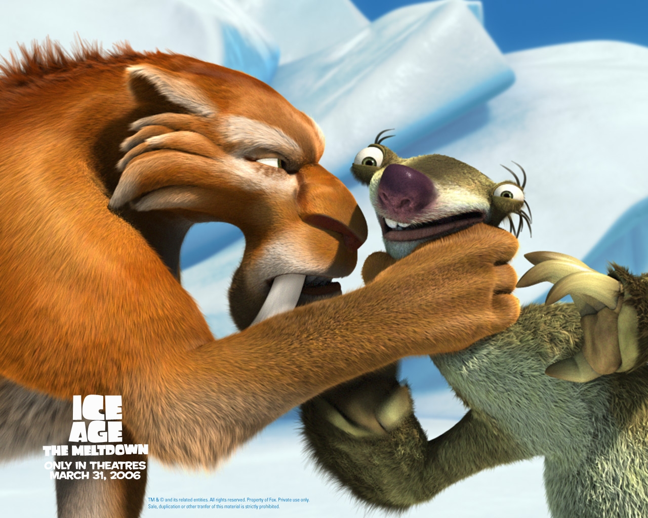 Diego And Sid Ice Age Wallpaper Empirewallpaper