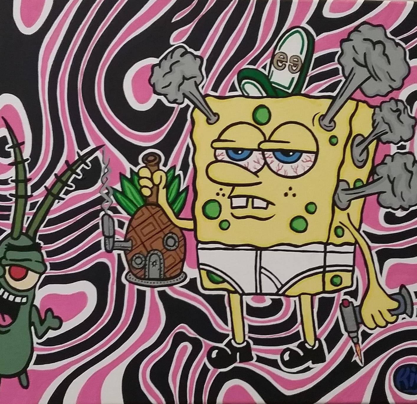 🔥 [20+] Spongebob Drip Wallpapers | WallpaperSafari
