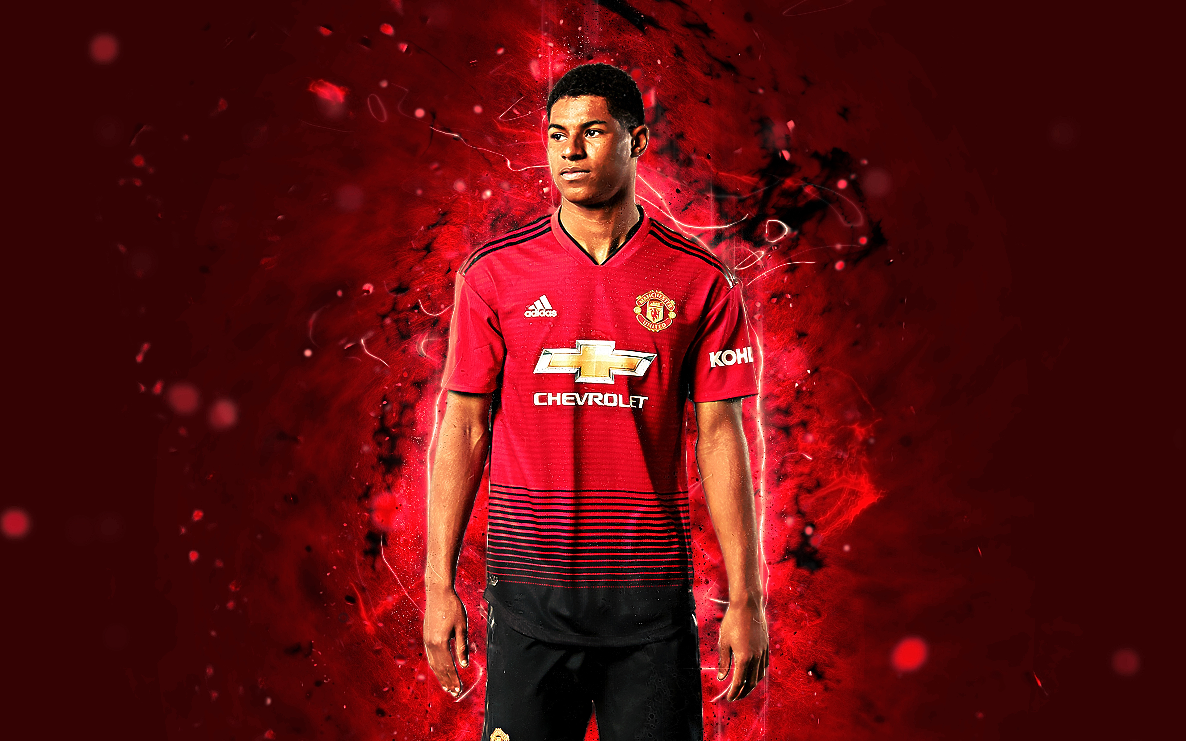 Marcus Rashford Manchester United 4k Ultra HD Wallpaper