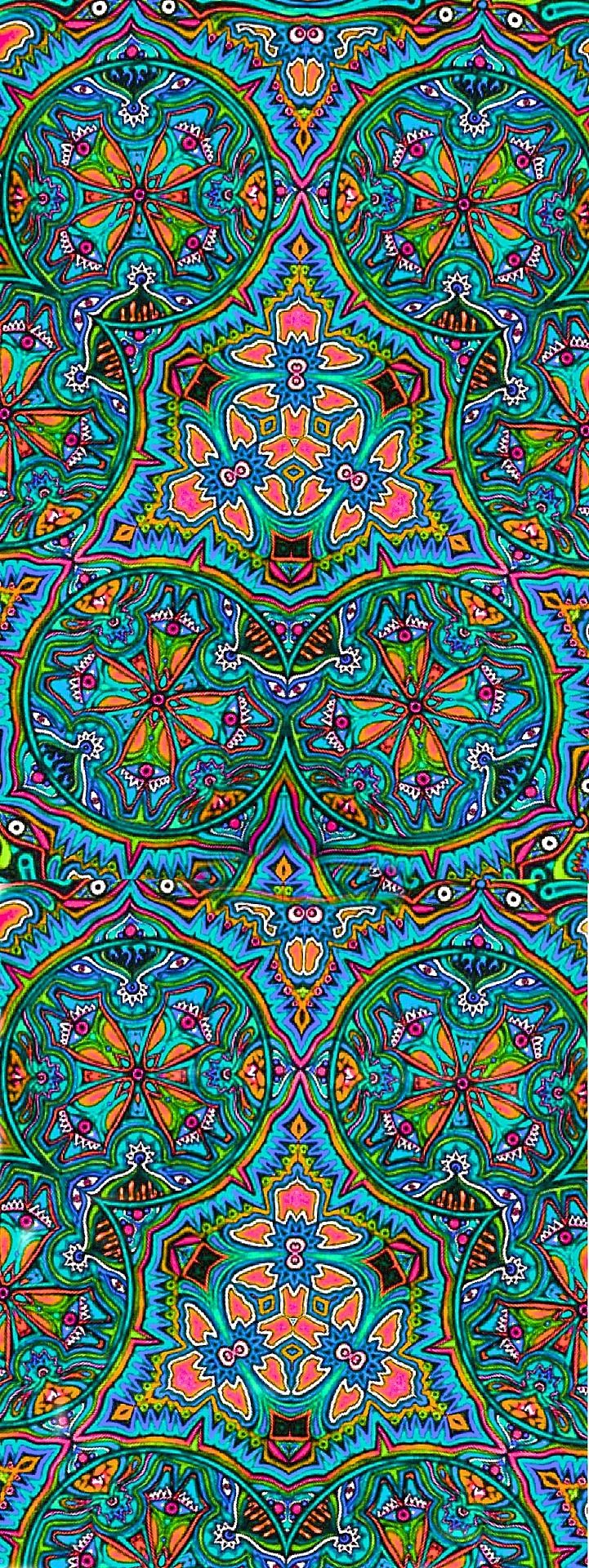 Hippie Pattern Wallpaper The Style