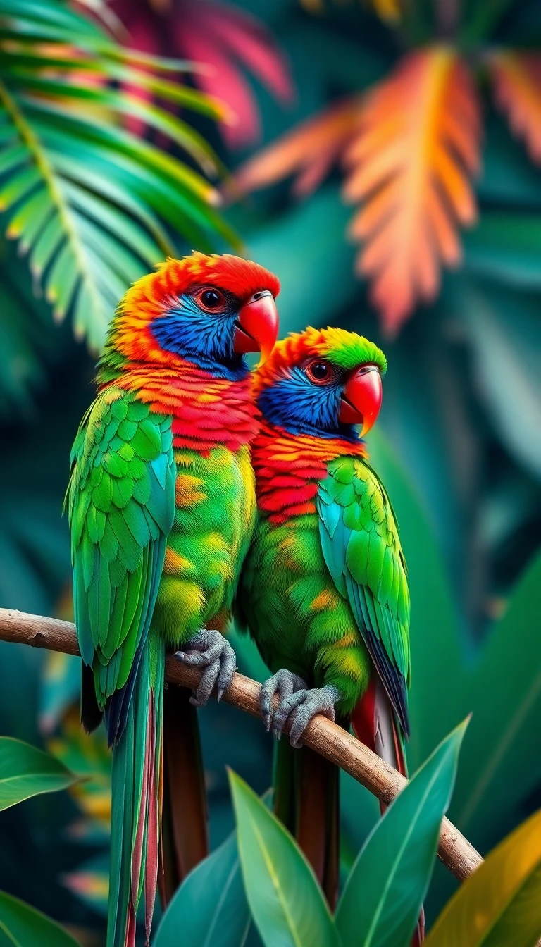 Eclectus Parrots Wallpaper