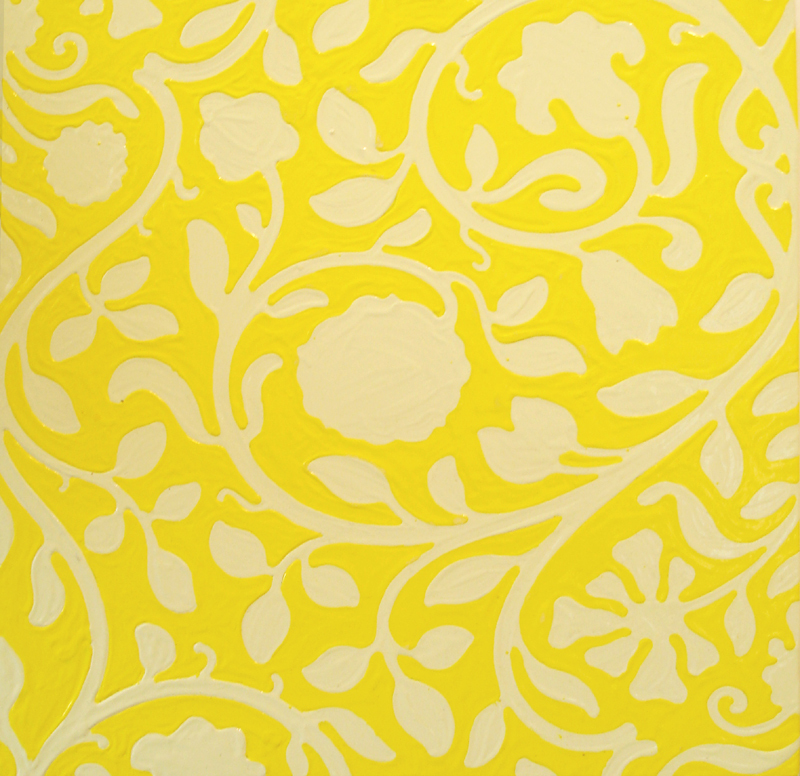 Sara Eichner Yellow Vine And Floral Wallpaper At 1stdibs