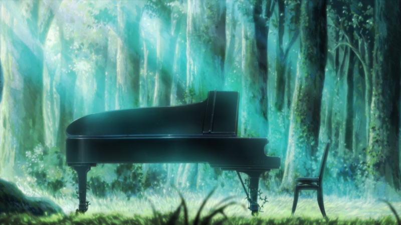 trees piano chairs Nature Forests HD Desktop Wallpaper