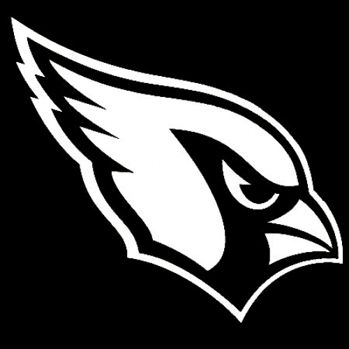 Arizona Cardinals Logo Black and White
