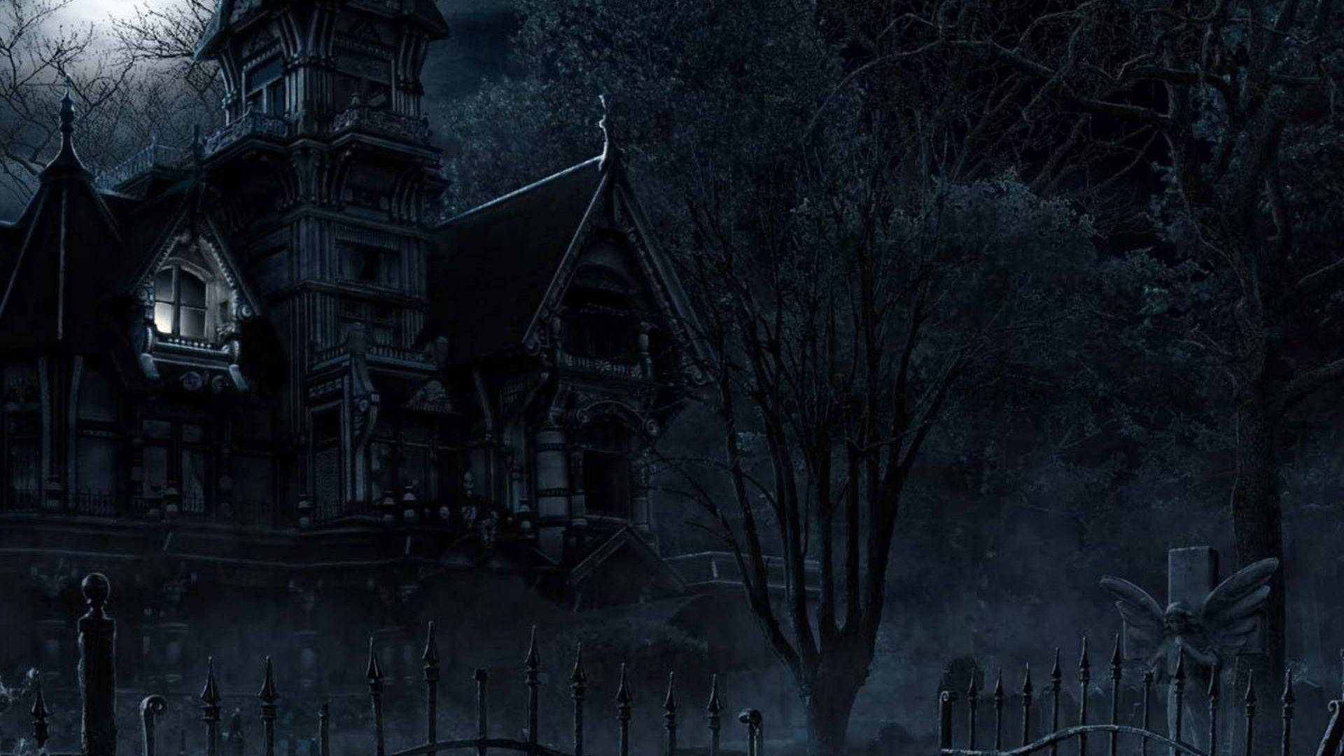 Haunted House Halloween Wallpaper