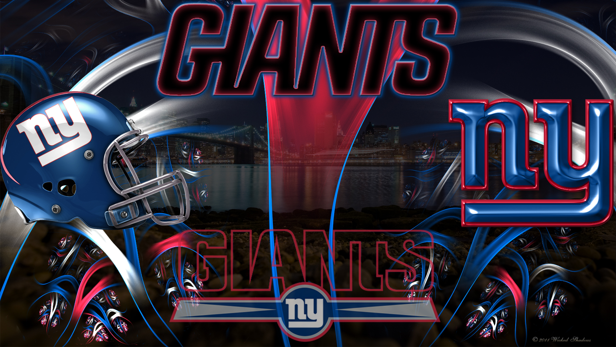 Wallpaper By Wicked Shadows New York Giants