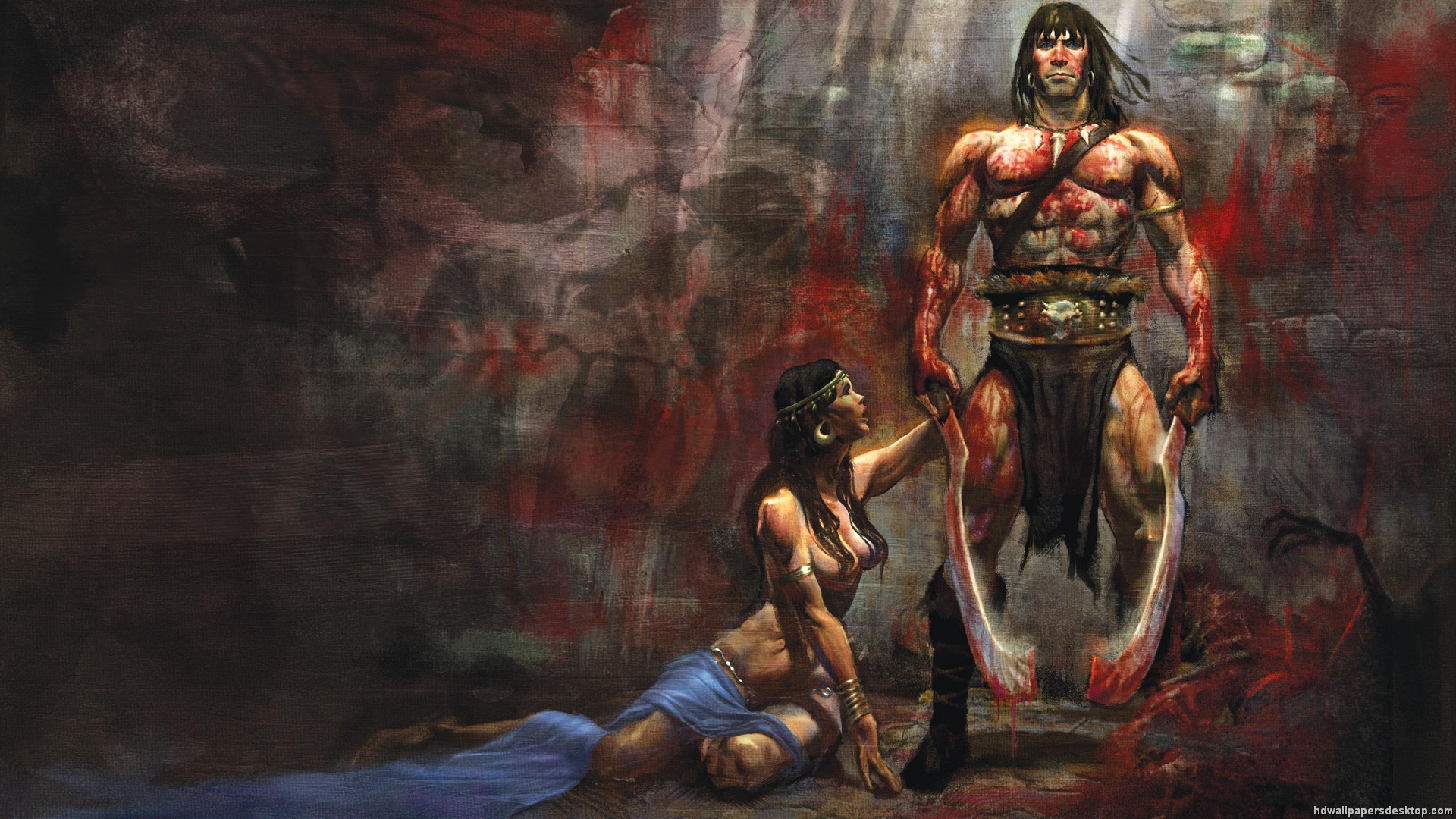Conan The Barbarian Wallpaper Red Sonja