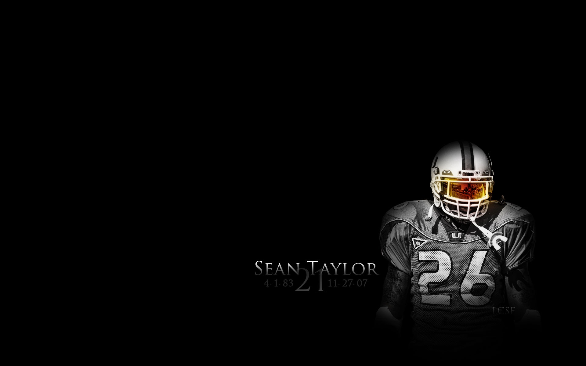 This New Sean Taylor Wallpaper E From Leftcoast Gfx Give Left Some
