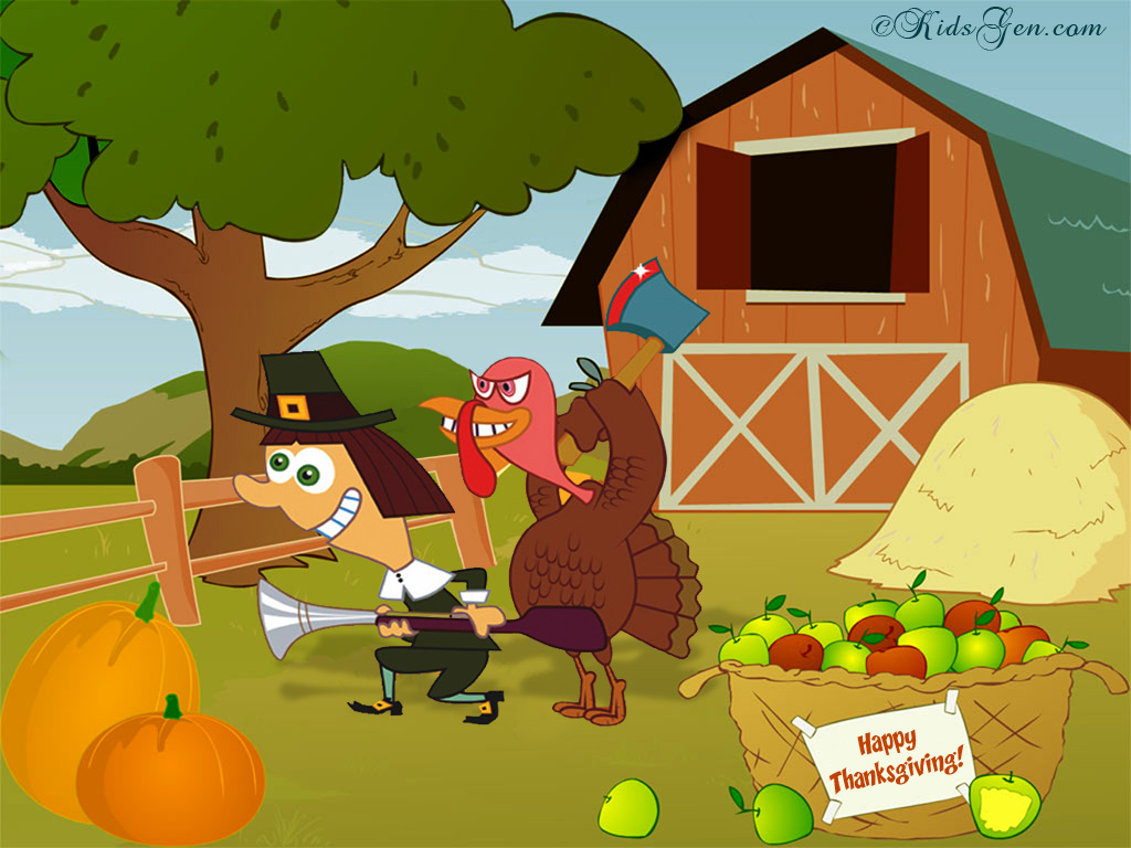 Animation Pictures Wallpaper Funny Thanksgiving