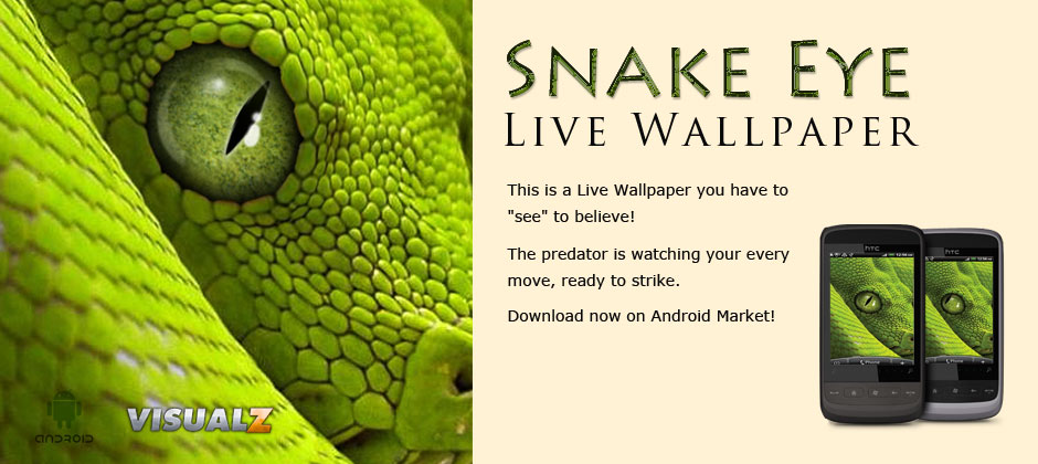 Snake Eye Live Wallpaper