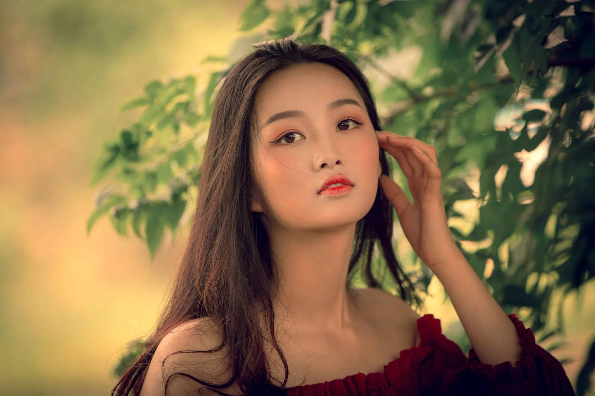 Asian Women Wallpaper