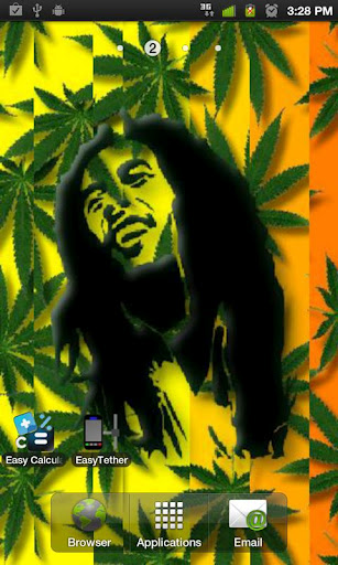 Apps Bob Marley Live Wallpaper Changes Colors Automatically Very