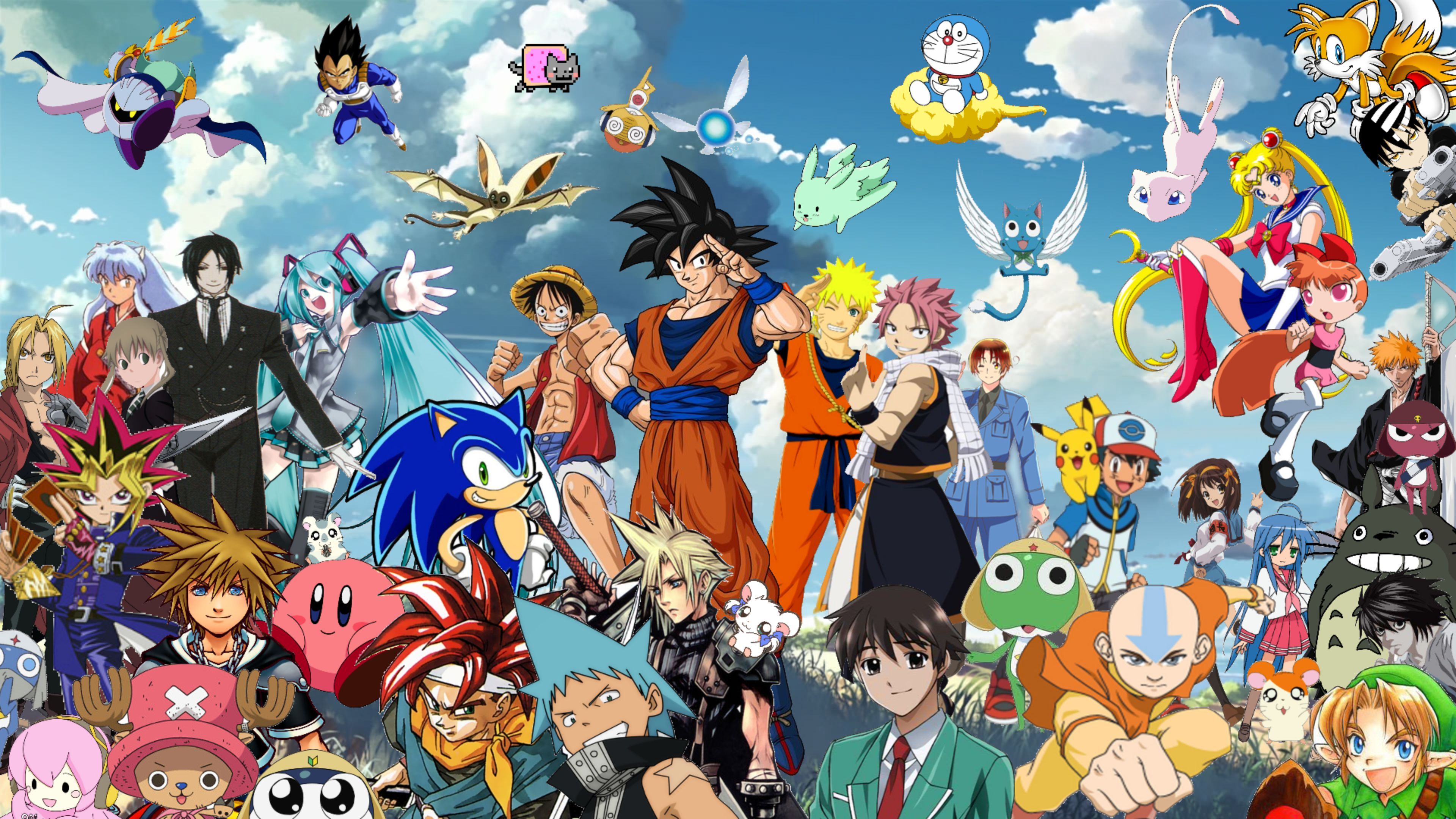 Hình nền nhân vật anime đầy màu sắc tại đây! Các nhân vật anime trong hình nền này vô cùng đáng yêu, sôi động và đầy năng lượng. Chắc chắn các bạn sẽ rất thích tìm hiểu về những nhân vật này trong anime.