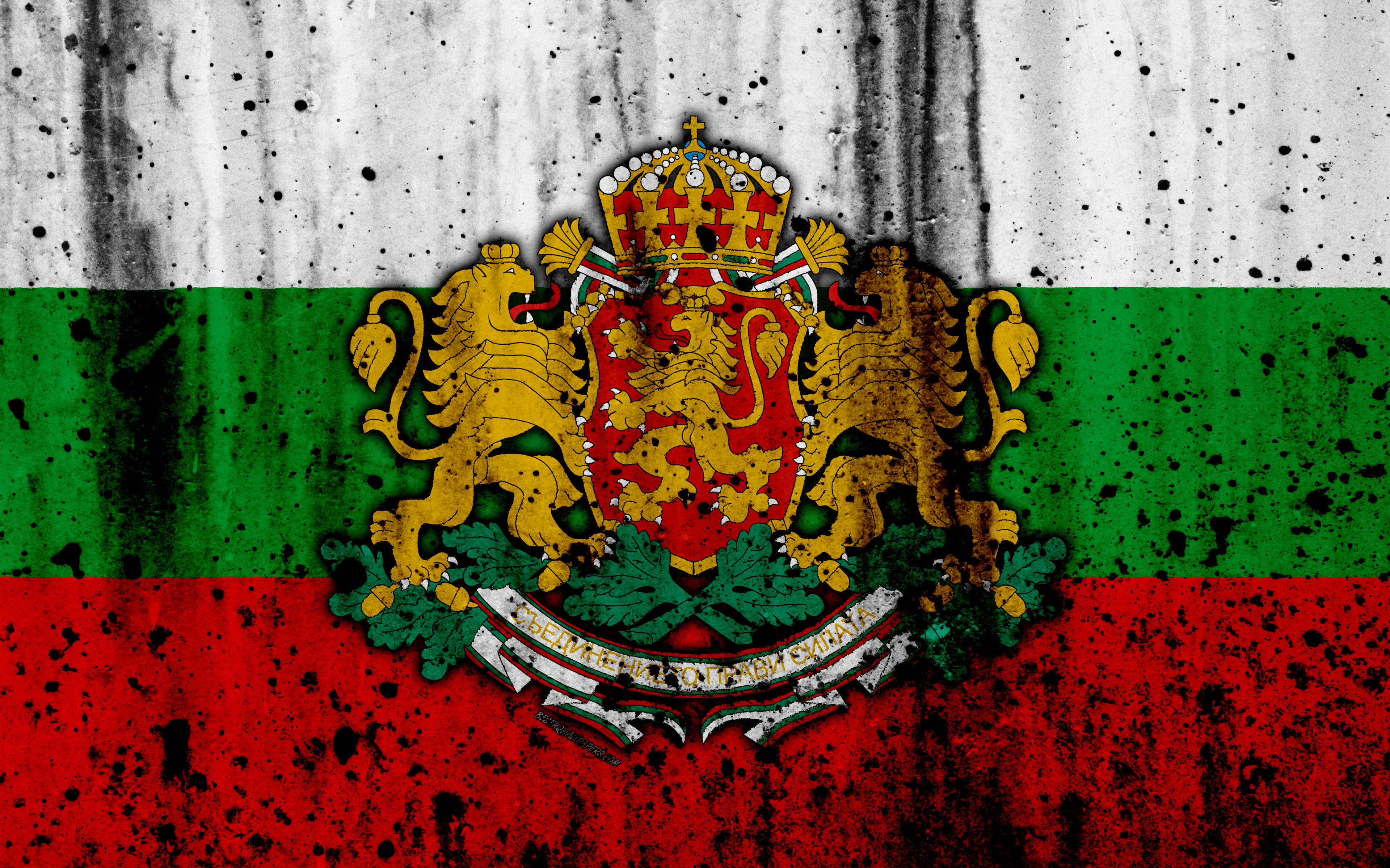 Wallpaper Bulgarian Flag 4k Grunge Of Bulgaria