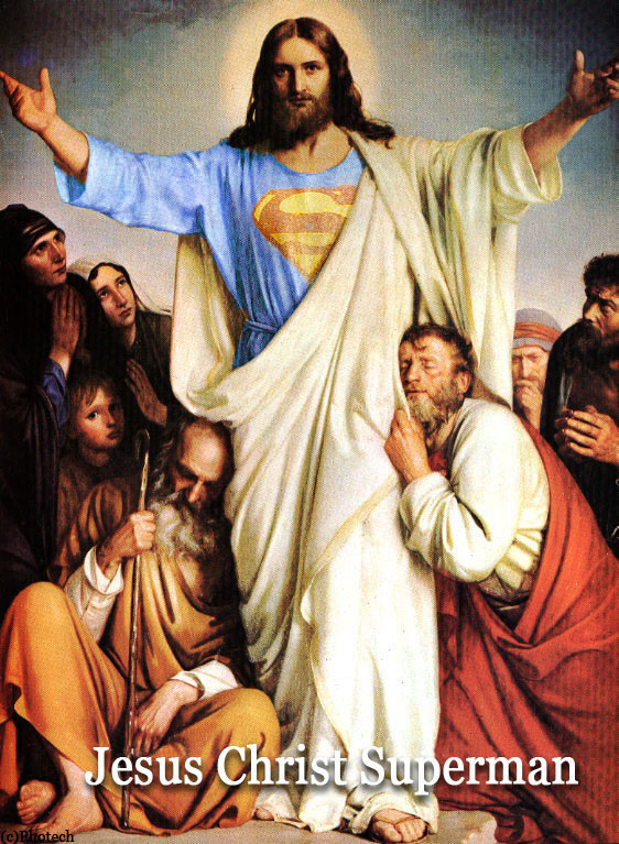 Jesus Christ Superman by Photech on