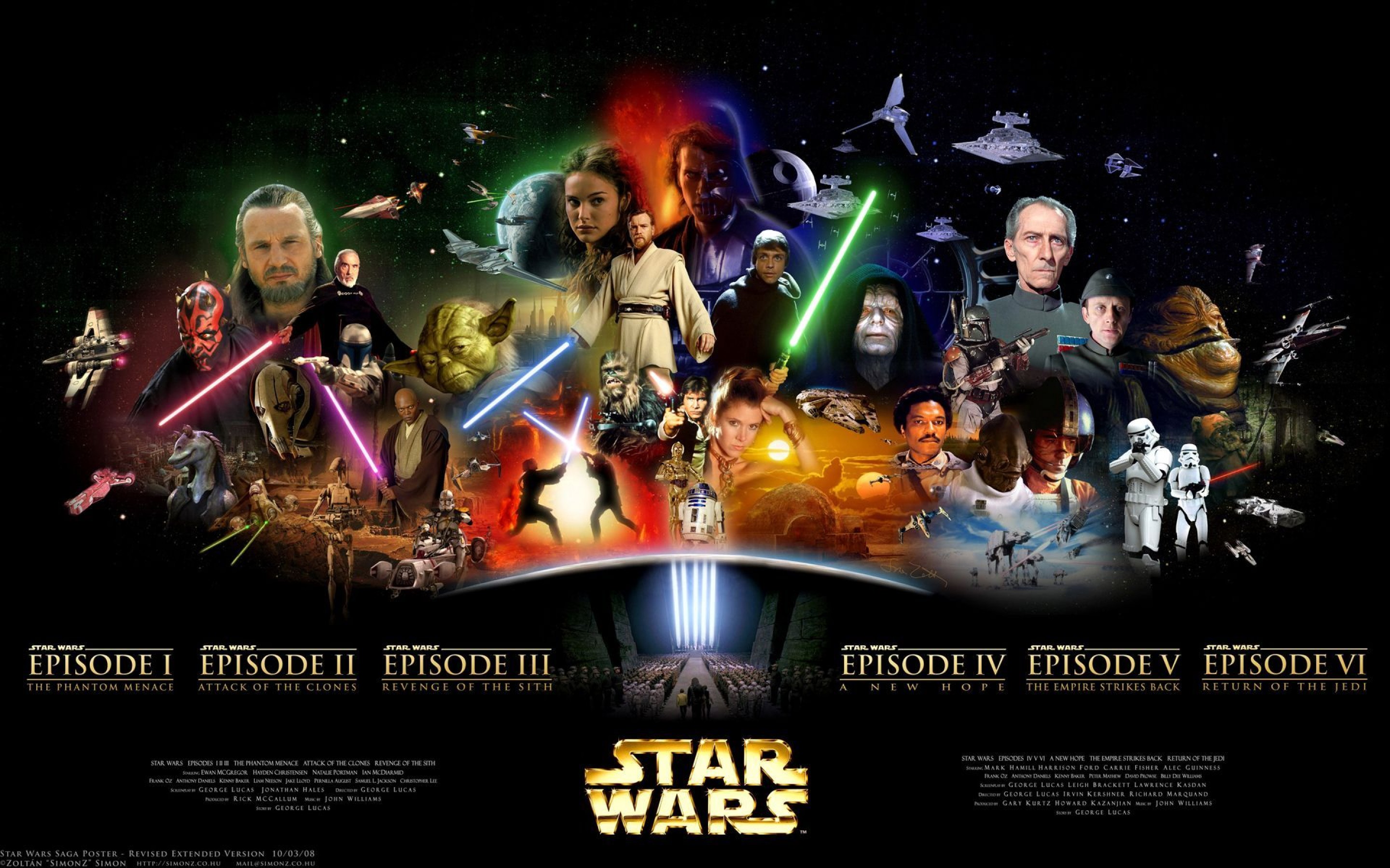Largest Collection of Star Wars Wallpapers For Download 2880x1800