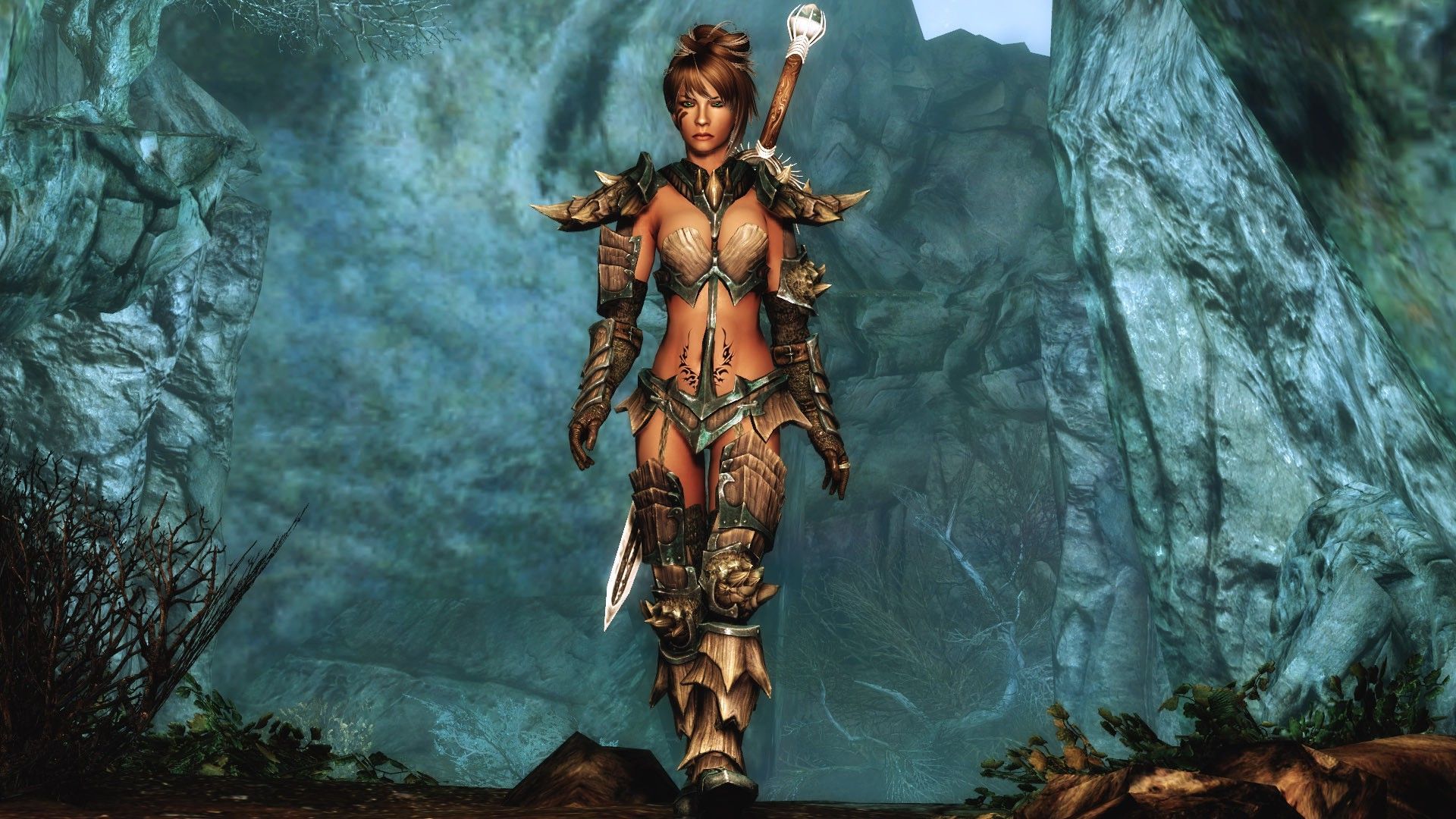 The Elder Scrolls V Skyrim Girl Warrior HD Wallpaper Search More High